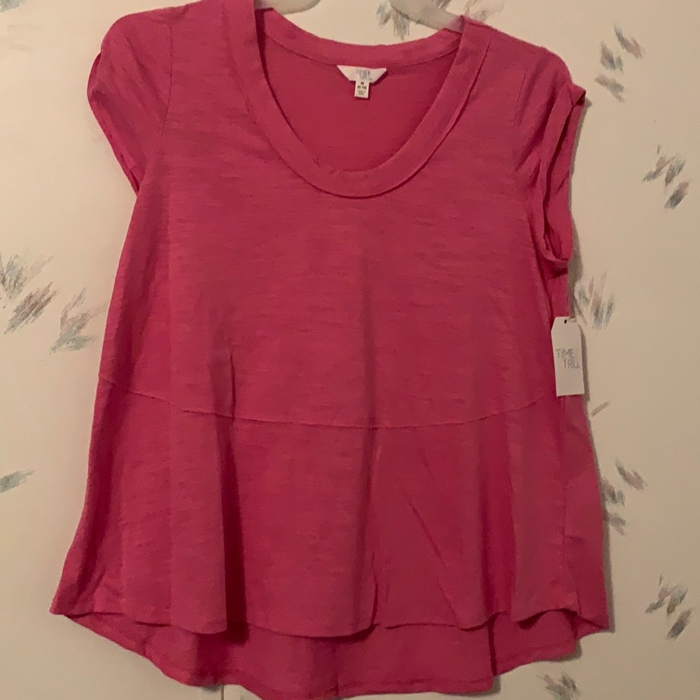 Time True NWT Pink soft comfortable shirt.